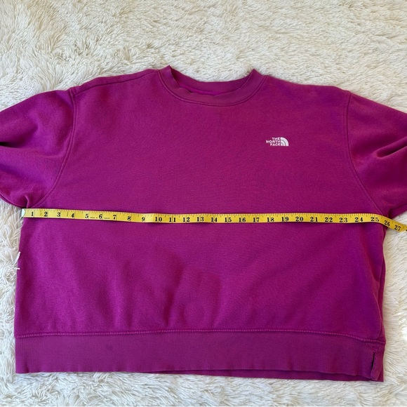 The North Face Women's Evolution Oversized Crewneck Pink Sweatshirt Size: Large - Picture 5 of 9